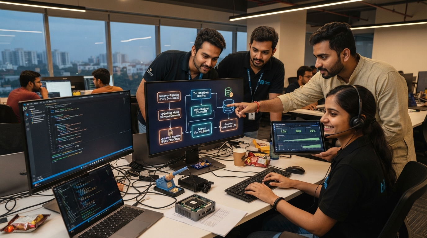 EdTech's AI Transformation: Generating 10,000+ Custom Learning Materials with Small Models Trained on School Data