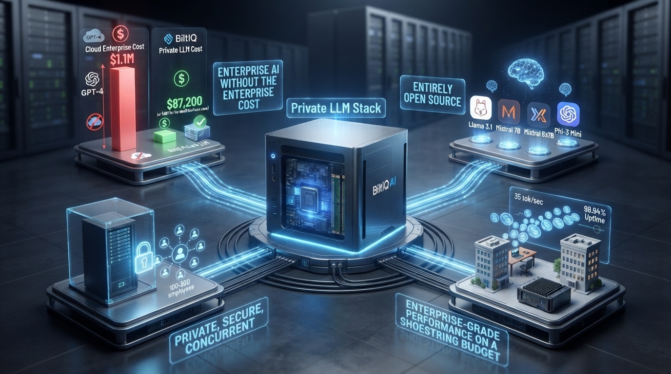 Enterprise AI Without the Enterprise Cost: How Mid-Market Companies (100-500 Employees) Deploy Private LLMs
